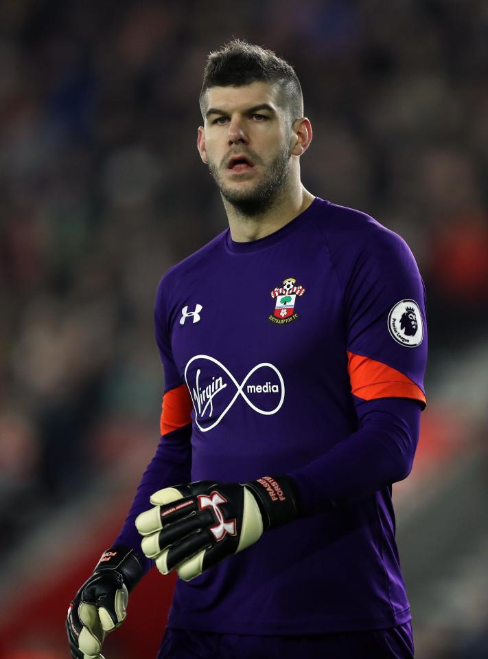  Southampton man Fraser Forster has an impressive eight clean sheets this term