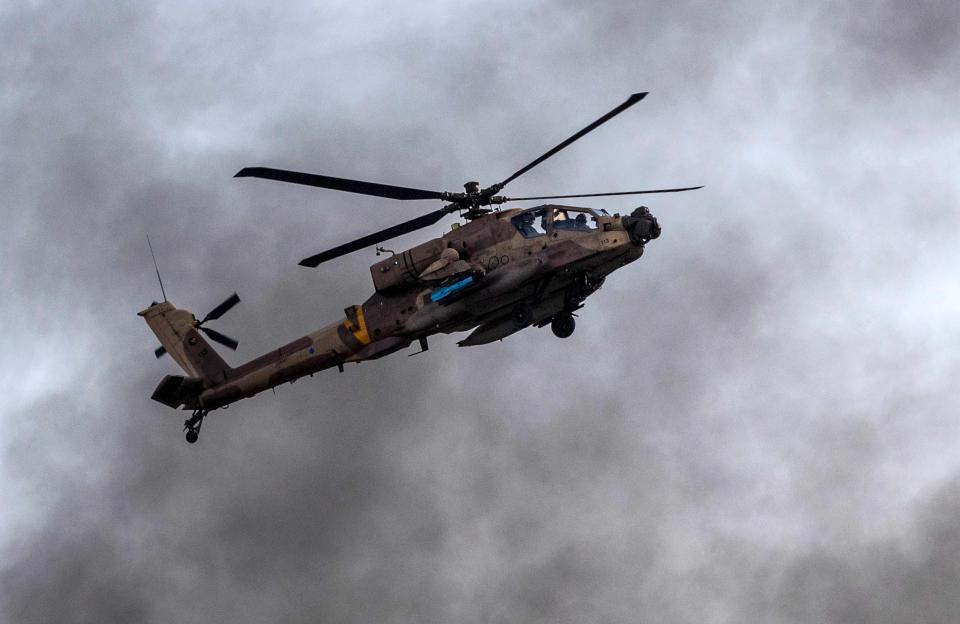  Apache helicopters were used in the raid that saw one American solider die and three wounded in an operation that killed 14 Al-Qaeda militants and 16 civilians