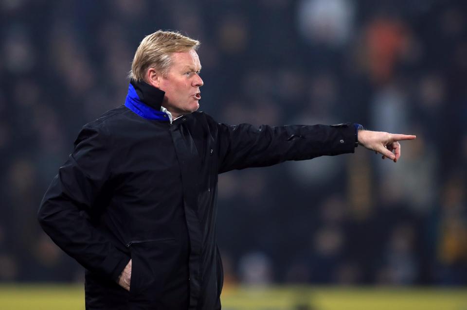  Ronald Koeman is plotting a major revamp of his squad