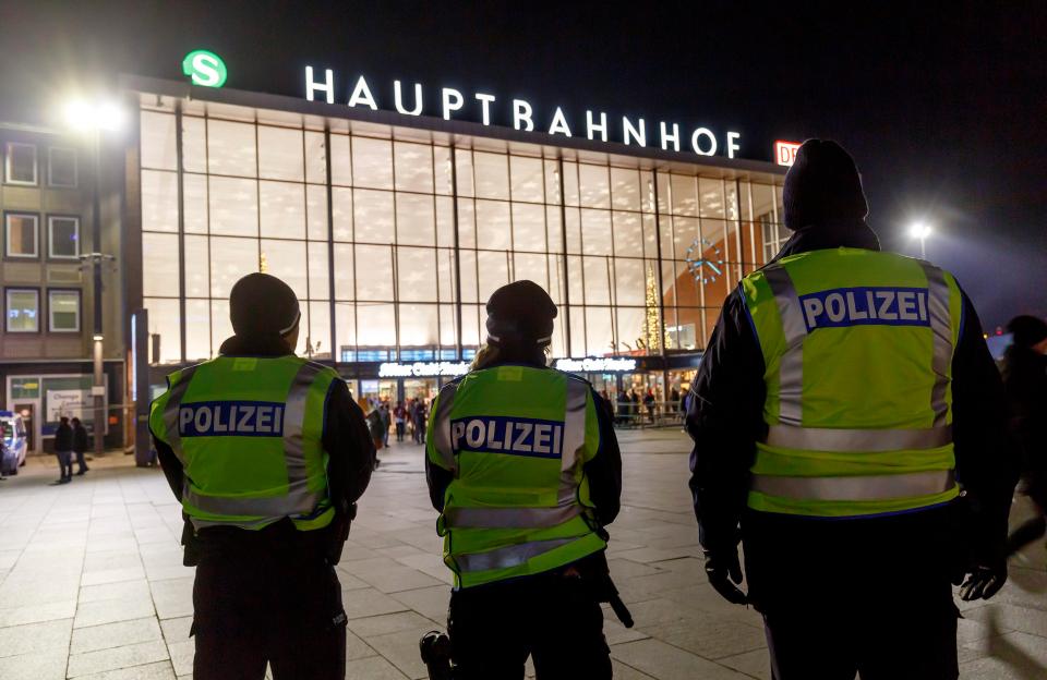  The men were trying to reach a square outside the city's main train station