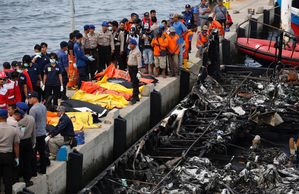 Indonesia boat fire