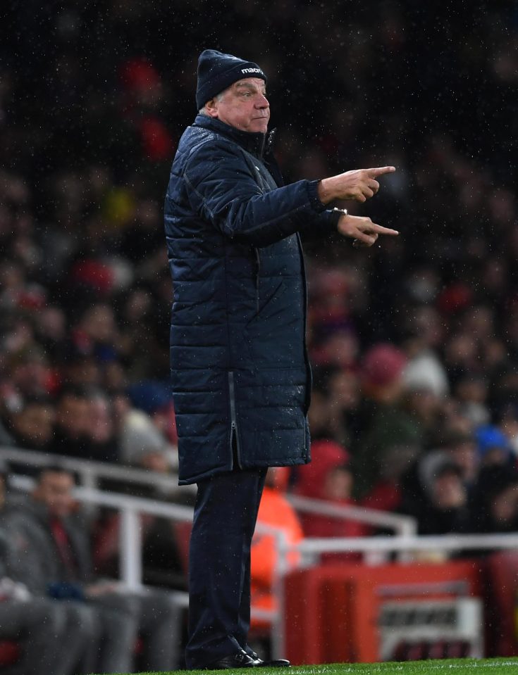  Allardyce dons his hat on the touchline