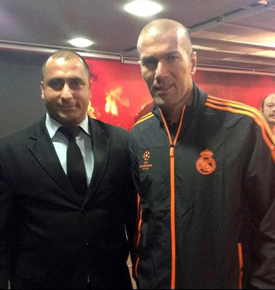  Fatih Cakmak (here with Zinedine Zidane) survived the Besiktas FC attack only to die on New Year's eve