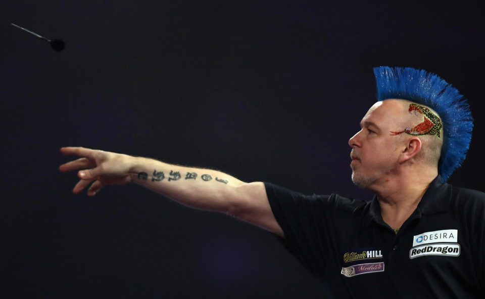 Peter Wright doggedly fought his way back into the match to draw level at 3-3 with Gary Anderson