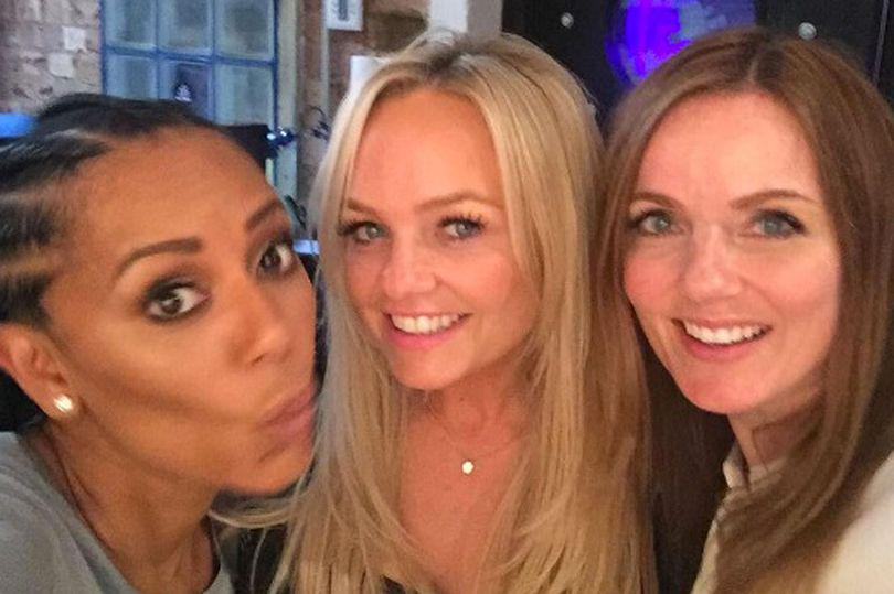 Geri - pictured with Mel C and Emma Bunton - ditched the Spice Girls reunion to focus on her pregnancy