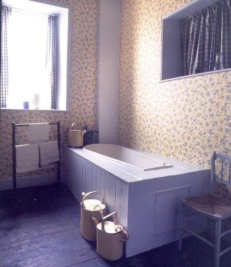  The bathroom of the 90-year-old building where judges once lived