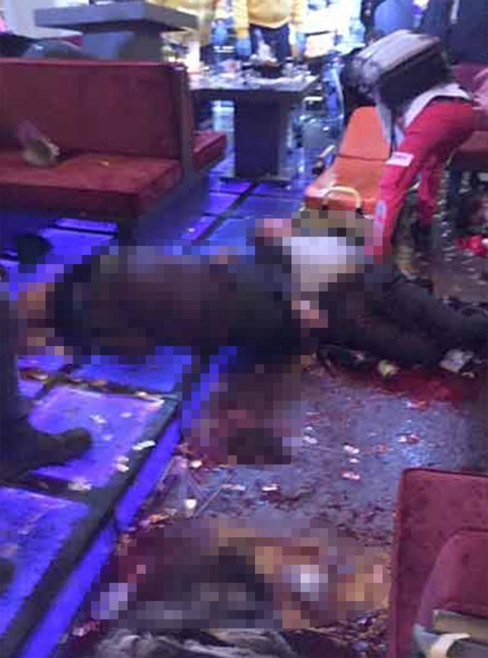  The harrowing pictures show the carnage inside the club in Istanbul