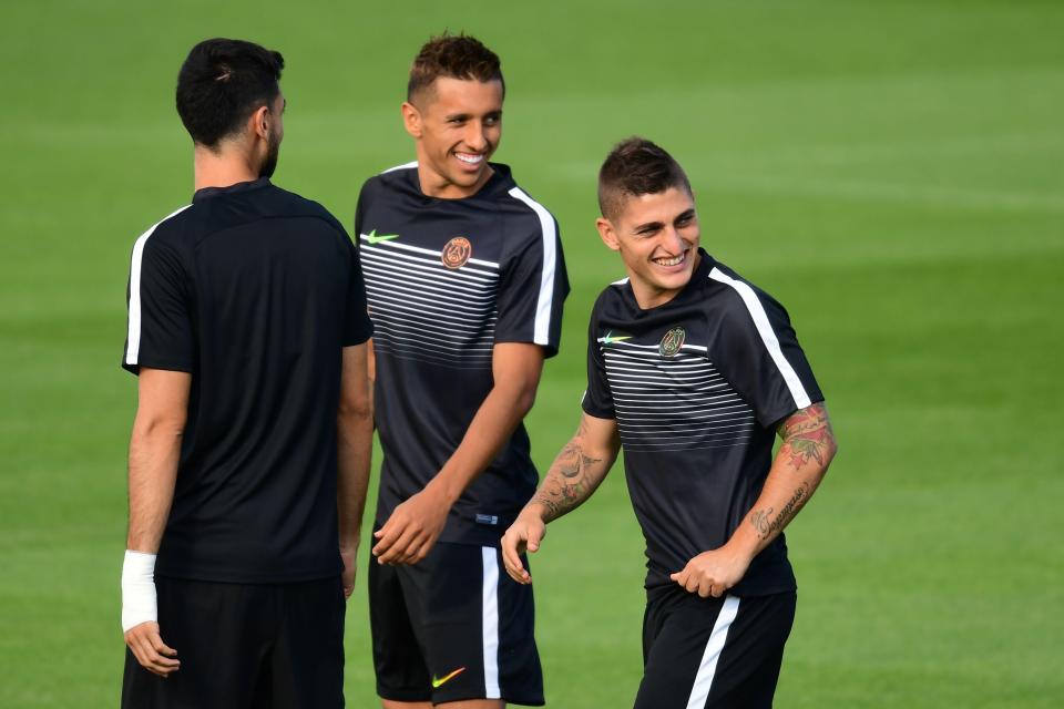  Marquinhos and Marco Verratti could be set to leave PSG