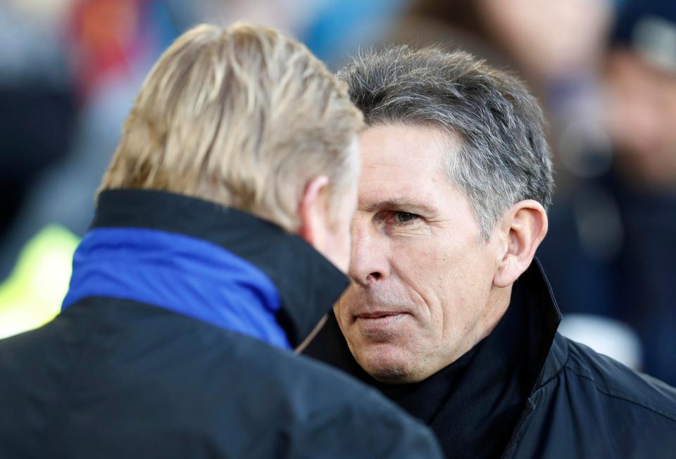  Claude Puel will need to stop the rot of three straight league defeats