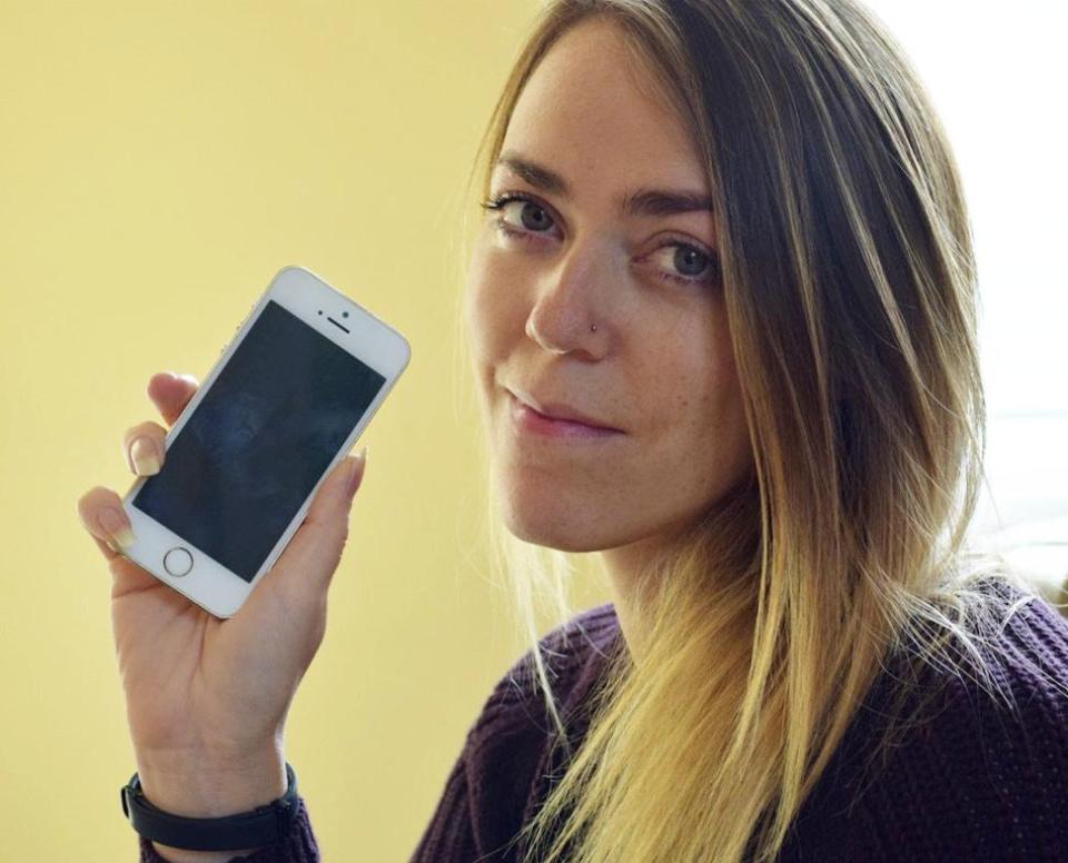  Sophie Highfield was amazed to find A-listers' numbers at her fingertips after buying a brand new iPhone