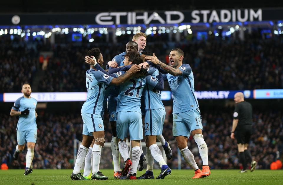 Manchester City ground out victory over Burnley to move back up to third in the Premier League