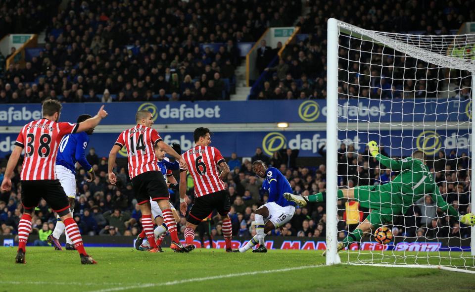  Lukaku's header was superbly saved by Forster before Valencia pounced