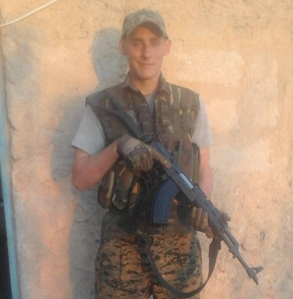  Ryan Lock died in late December and was hailed as one of the 'bravest sons' by Kurdish troops