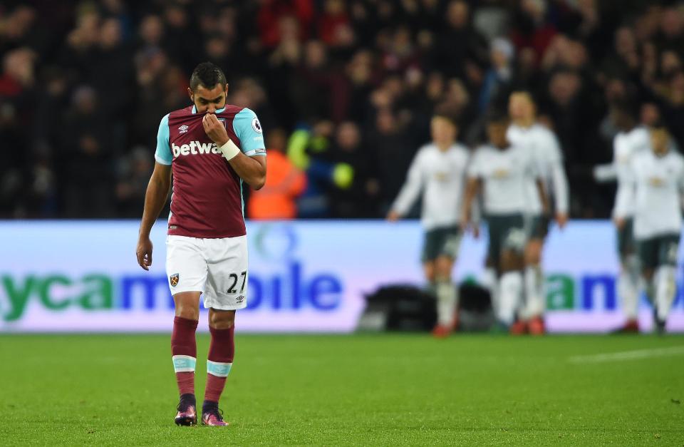  Dimitri Payet has let the West Ham supporters down by refusing to play