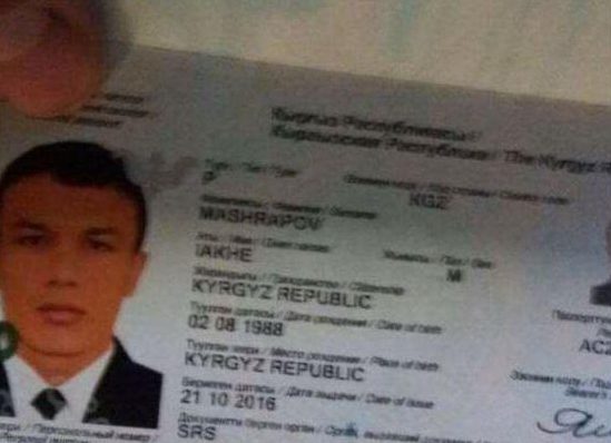  The false allegations had been based on a the passport of Mashrapov that was leaked by authorities