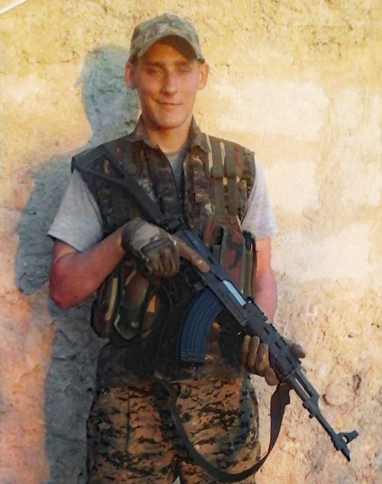  Ryan Lock, 20, died on December 21 during an offensive by anti-Islamic State forces to recapture the city of Raqqa