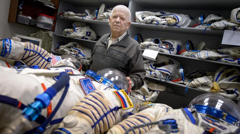  Leading Suit Engineer Ivan F. Kruchkov pictured at the Gagarin Cosmonaut Training Centre (GCTC) in Russia