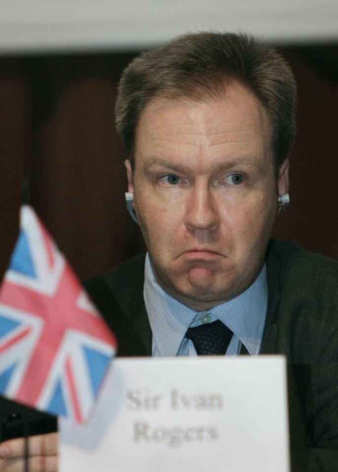  Sir Ivan Rogers, the UK's ambassador to the EU, quit unexpectedly yesterday