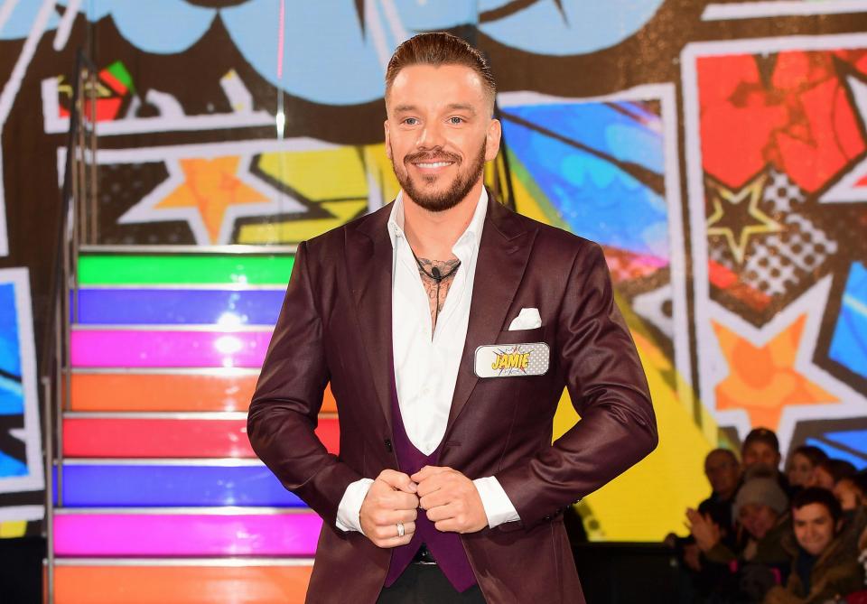  Ex footballer Jamie entered the CBB house last night