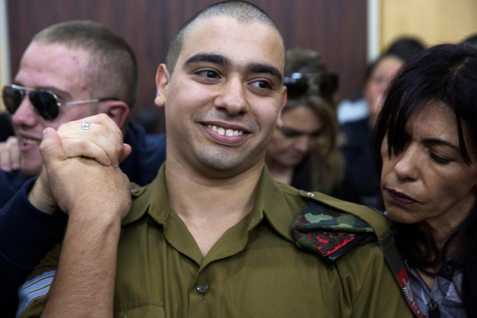  Sgt. Elor Azaria has been found guilty of manslaughter for shooting a Palestinian last March