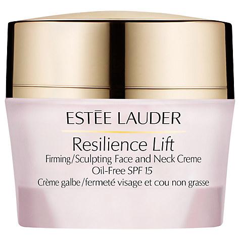  Estee Lauder's Resilience Lift Face and Neck Cream, which costs £65