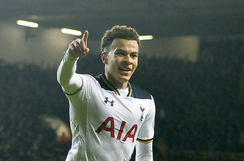  Dele Alli was on target in each half to down Chelsea