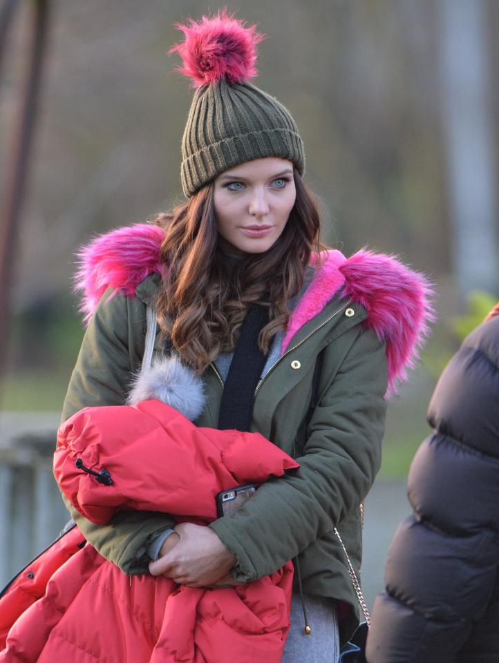  Helen Flanagan, pictured during filming, has been taking acting lessons ahead of her Corrie comeback