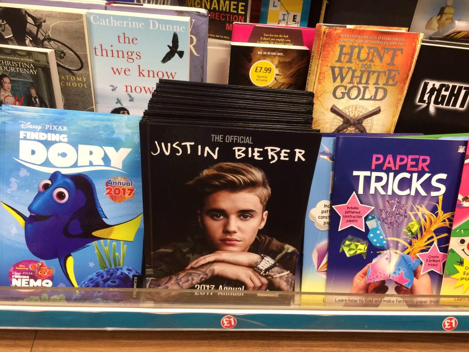 Justin Bieber Official Album in Poundland