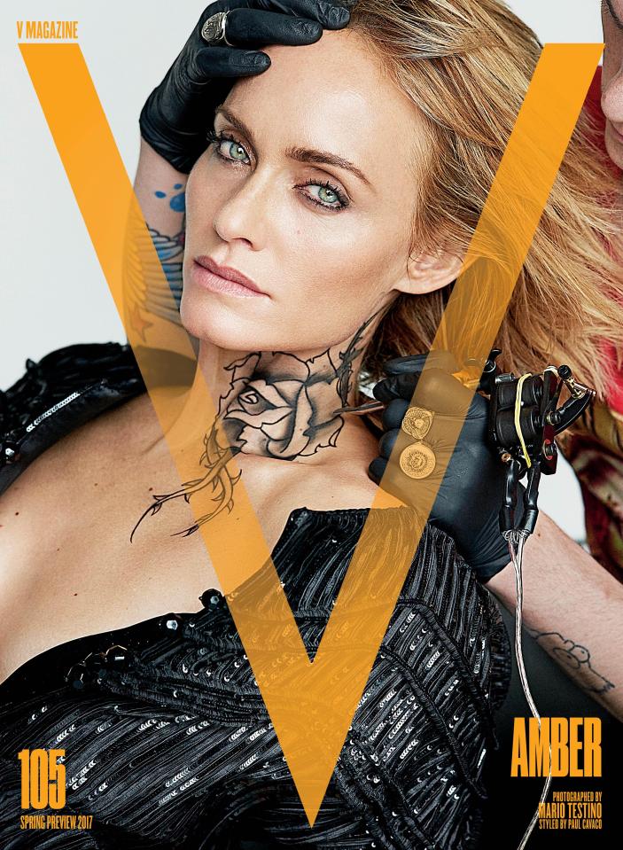  Veteran supermodel Amber Valletta squared up to her younger rivals