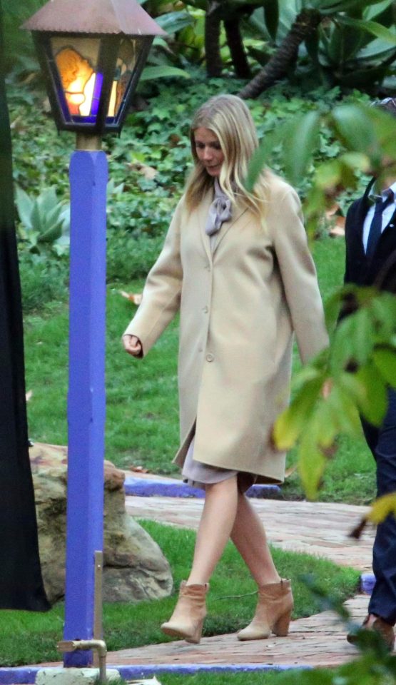  Gwyneth Paltrow was one of the other famous names who were spotted at the service