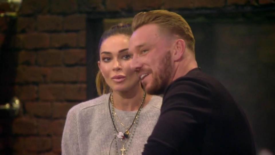  Jamie O'Hara laughed off the awkward task