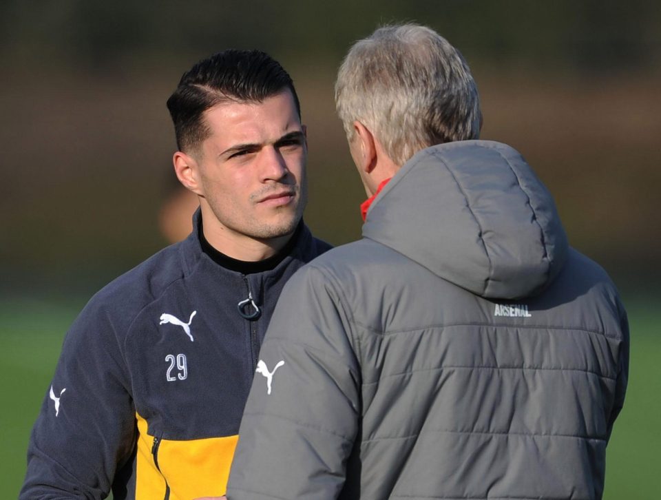  Arsene Wenger hauled in Granit Xhaka for showdown talks