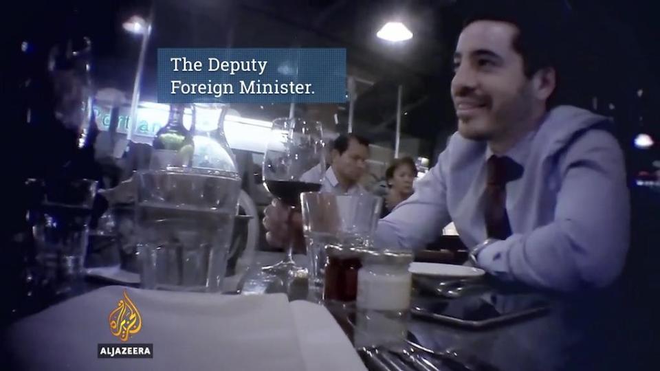  Shocking secret footage shows an Israeli official discussing plans to 'take down' Sir Alan Duncan