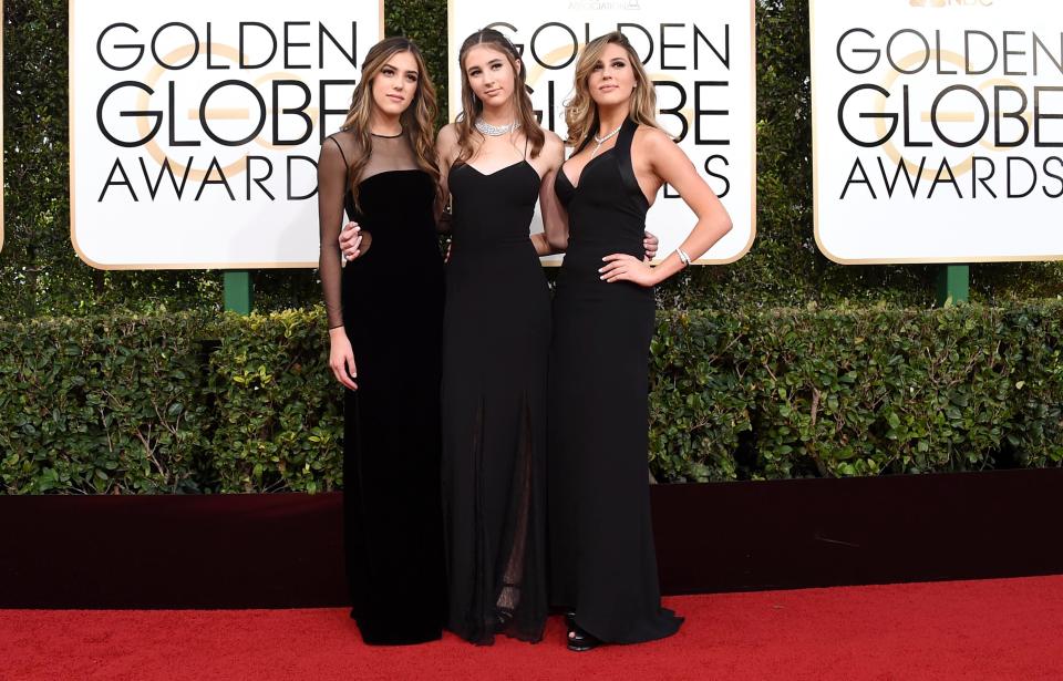  L-R Sistine Stallone, Scarlet Stallone and Sophia Stallone