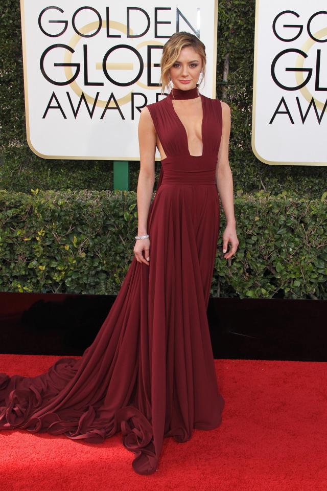  Christine Evangelista's structured gown proved a hit