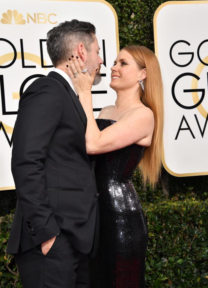  Amy Adams couldn't take her hands off husband Darren Le Gallo