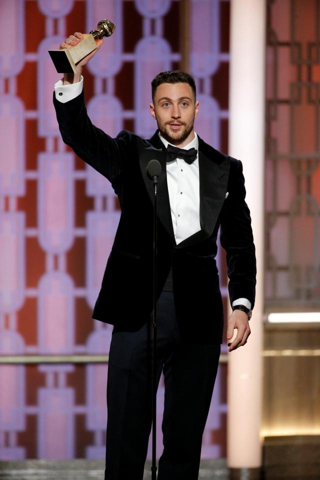  Aaron Taylor-Johnson won his first Golden Globe for his role in Tom Ford's second film