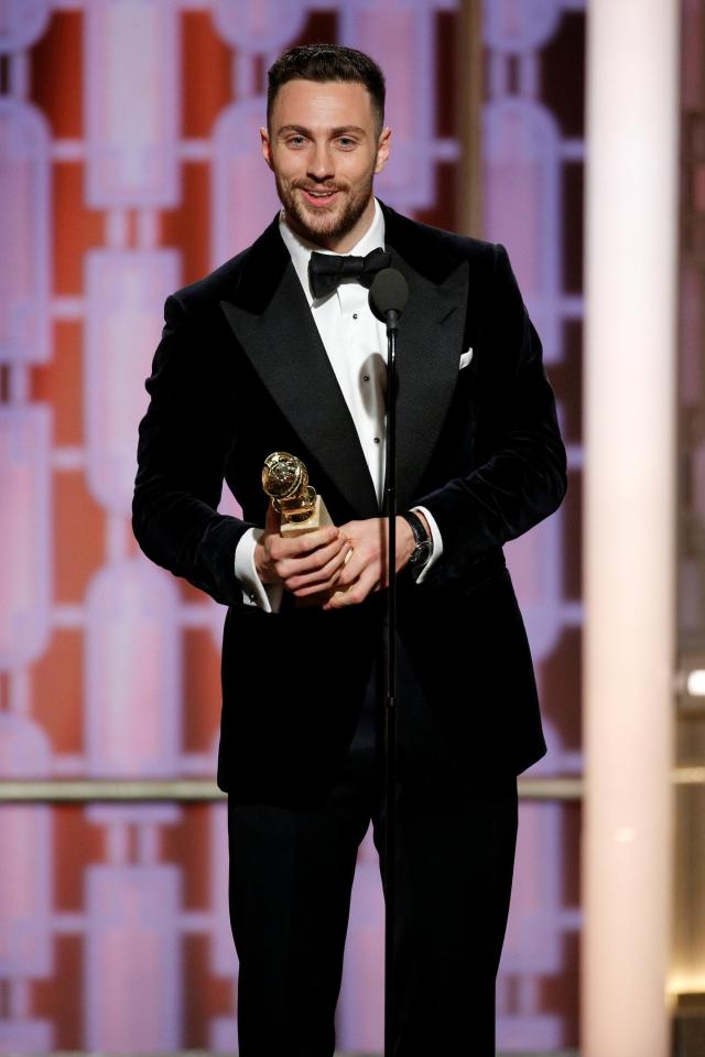  Aaron Taylor-Johnson scopped the gong for his supporting role in Nocturnal Animals