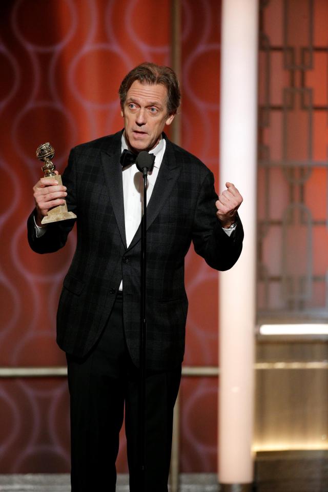  Hugh Laurie also took home an award for his role in the BBC series