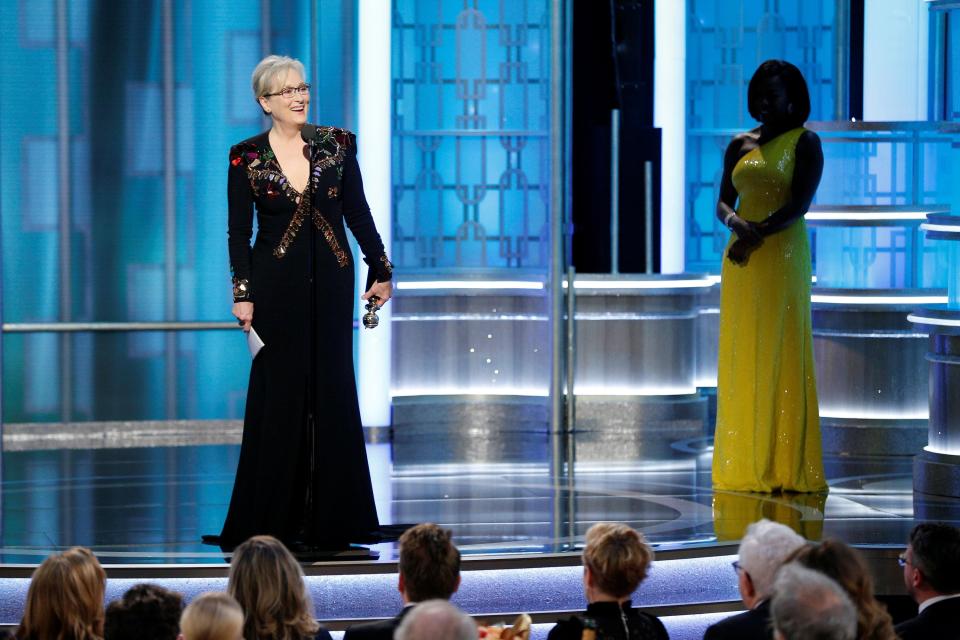  The actress was presented with the award by Viola Davis