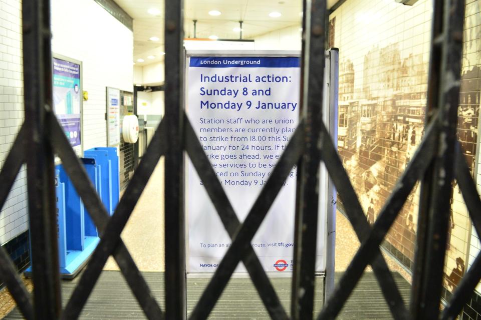  Most of the Tube stations in central London will be closed this morning