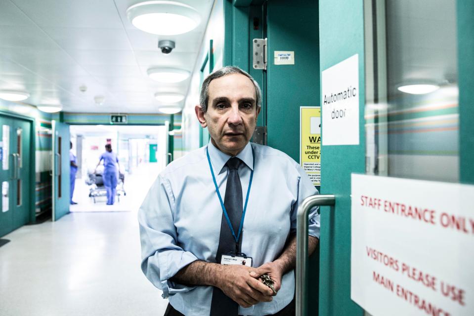  Professor George Hanna is under pressure to save two patients while facing a bed shortage