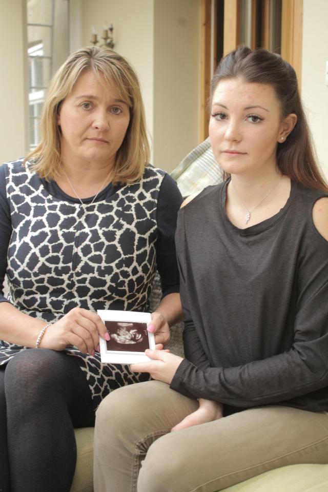  April, pictured with Corrie's mum, Nicola Urquhart, announced she was pregnant earlier this month