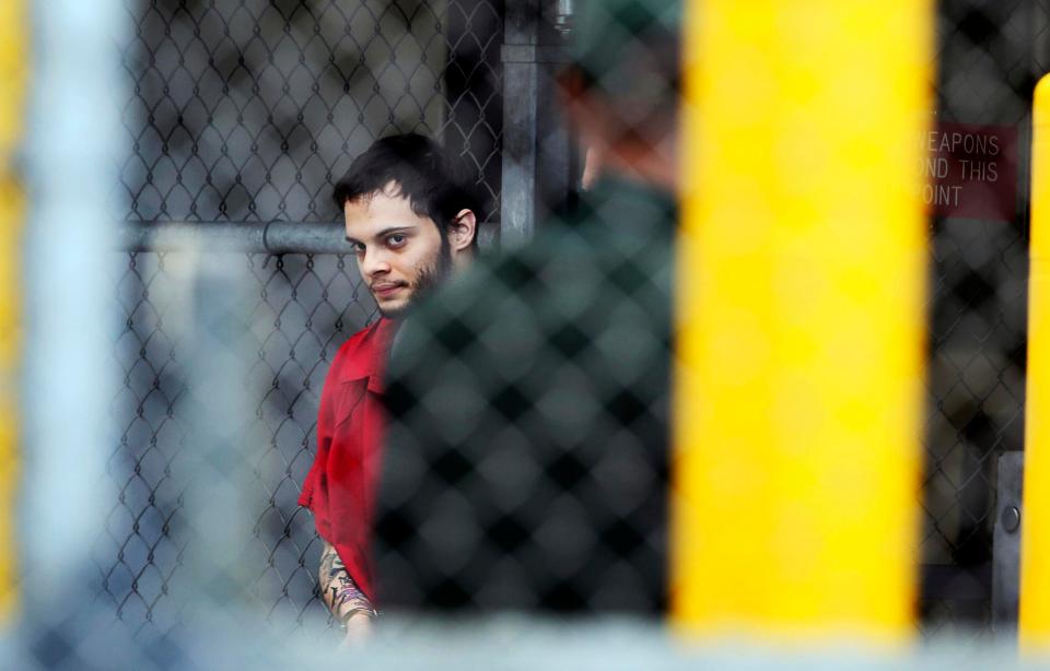 Esteban Santiago is taken from the Broward County main jail as he is transported to the federal courthouse in Fort Lauderdale