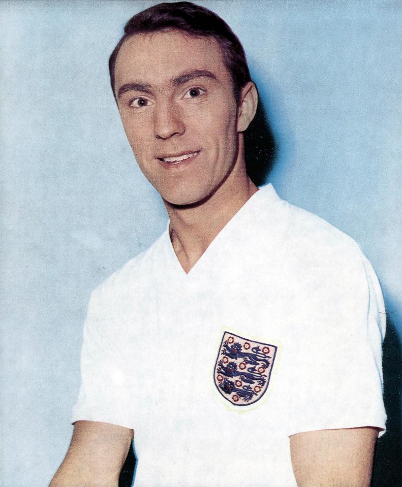  Greaves, pictured in his England days, suffered a devastating stroke in May 2015 which has left him immobile and restricted in his speech