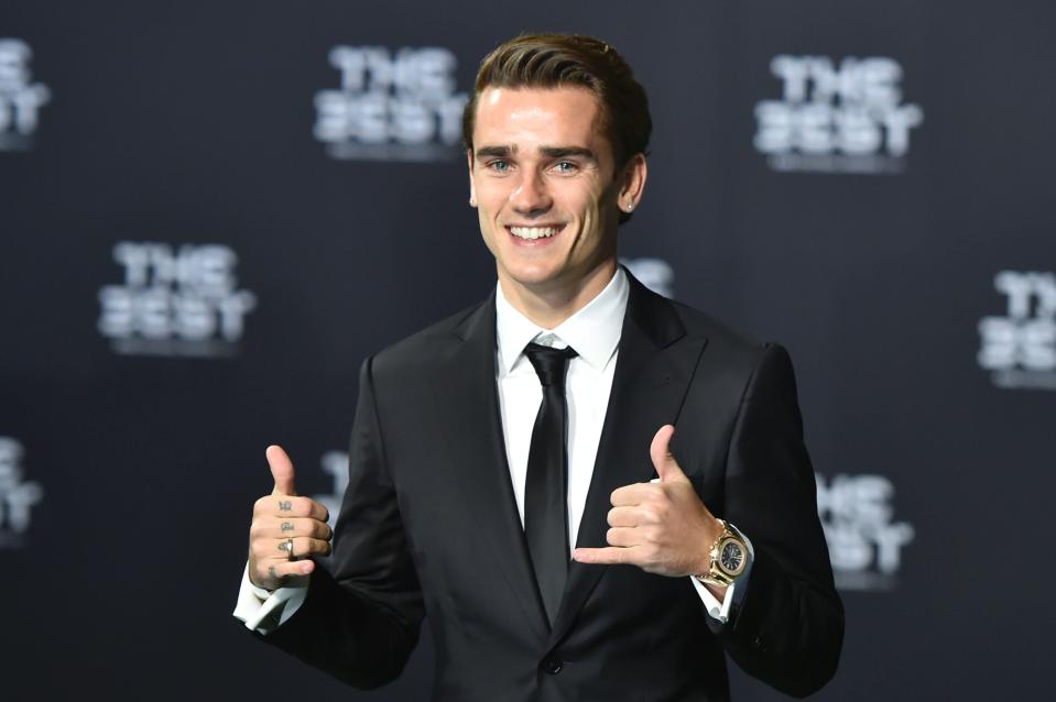  Antoine Griezmann took third spot