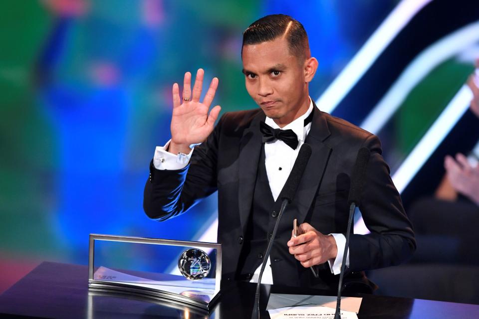  Mohd Faiz Subri won the Puskas Award for the best goal of 2016