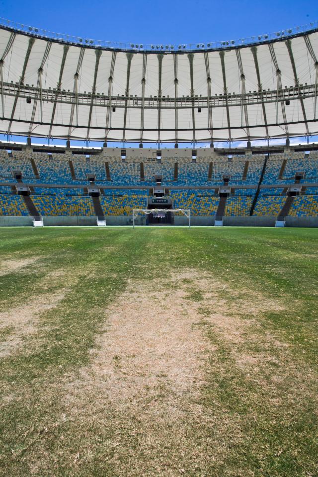  The Maracana lies abandoned and left to ruin because of a contract dispute in Brazil