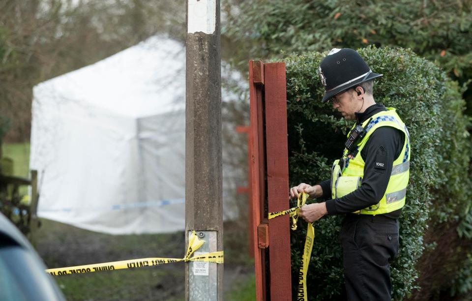  Forensics officers are involved in the tragic investigation