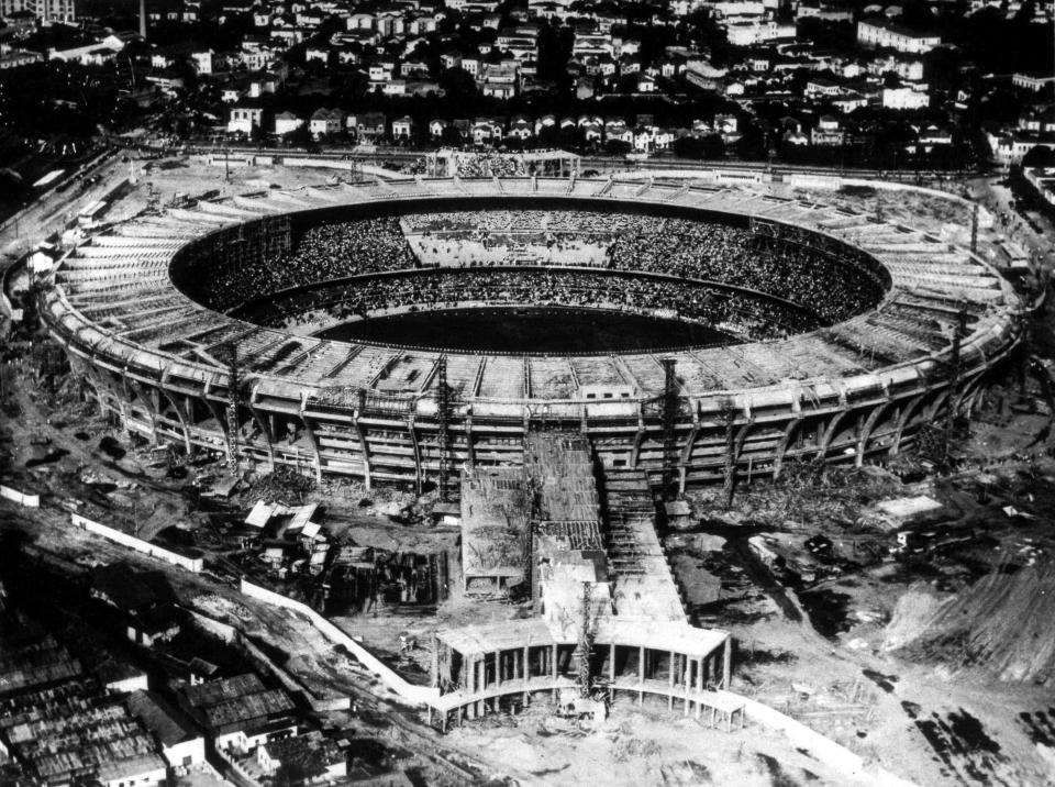  The Maracana was built to host the 1950 World Cup in Brazil